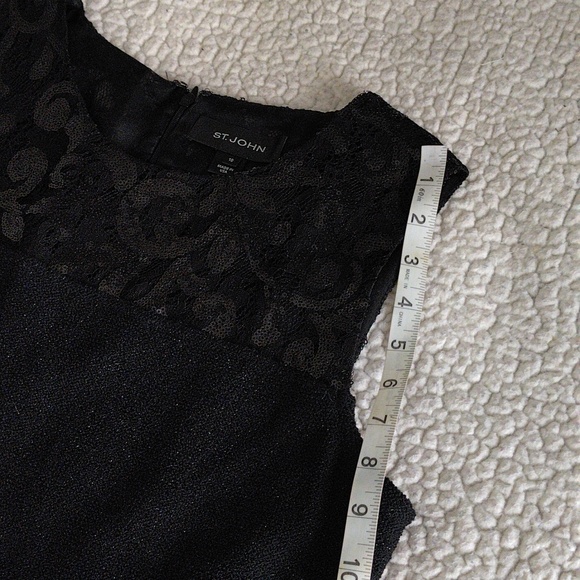 St John Dress Size 10 Black - Picture 7 of 16
